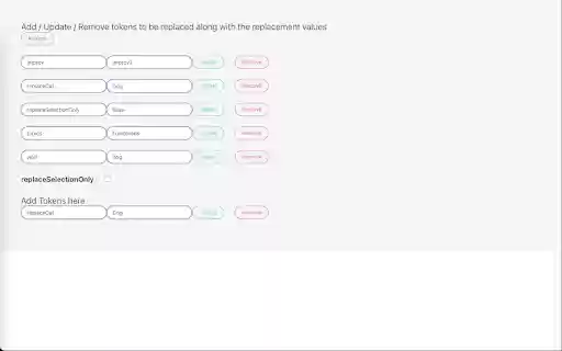 Replacor Extension from Chrome web store to be run with OffiDocs Chromium online Replacor Extension from Chrome web store to be run with OffiDocs Chromium online