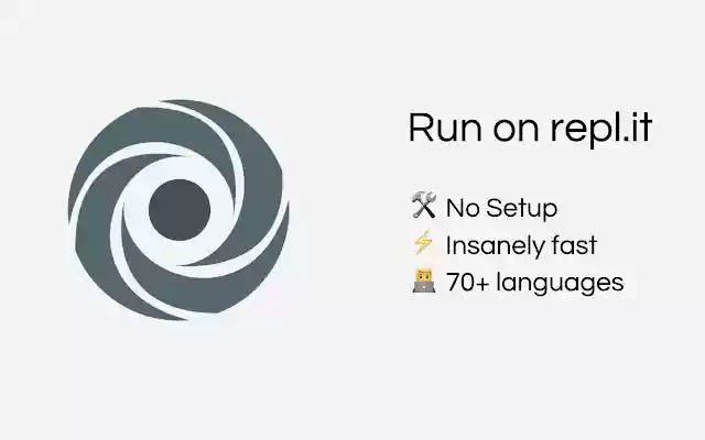 Repl.it  from Chrome web store to be run with OffiDocs Chromium online