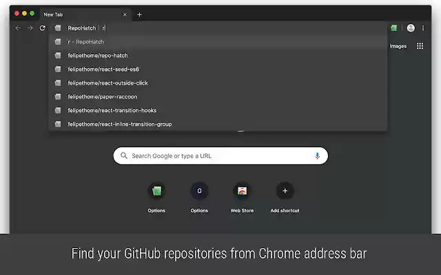 RepoHatch for GitHub  from Chrome web store to be run with OffiDocs Chromium online
