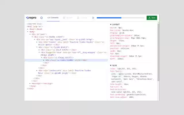 Repro  from Chrome web store to be run with OffiDocs Chromium online