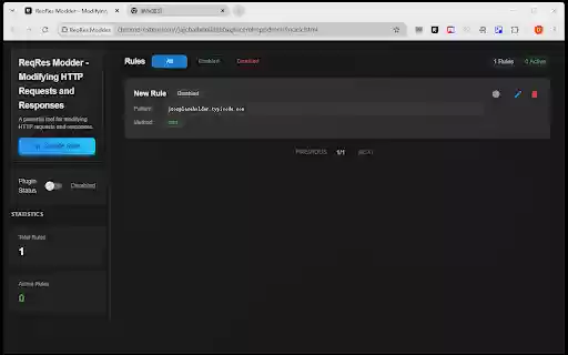ReqRes Modder  from Chrome web store to be run with OffiDocs Chromium online