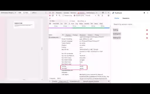 ReqTweek  from Chrome web store to be run with OffiDocs Chromium online