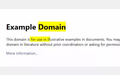 Resaltador de texto en amarillo  from Chrome web store to be run with OffiDocs Chromium online