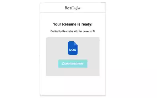 ResCrafter  from Chrome web store to be run with OffiDocs Chromium online