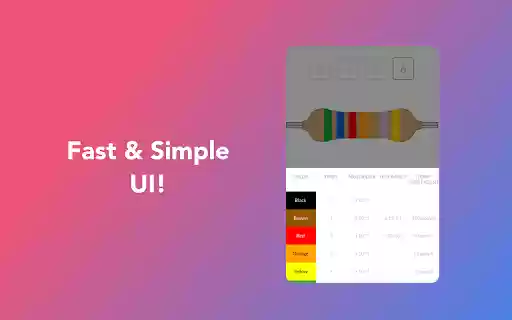Resistor Calculator  from Chrome web store to be run with OffiDocs Chromium online