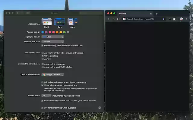Responsive blank New Tab page  from Chrome web store to be run with OffiDocs Chromium online