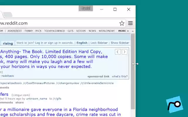 Responsive Sidebar for Reddit from Chrome web store to be run with OffiDocs Chromium online Responsive Sidebar for Reddit from Chrome web store to be run with OffiDocs Chromium online
