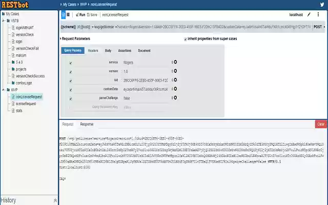 RESTBot! REST/HTTP API Test Client  from Chrome web store to be run with OffiDocs Chromium online