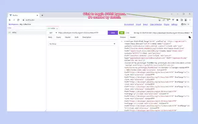 Restfox CORS Helper from Chrome web store to be run with OffiDocs Chromium online Restfox CORS Helper from Chrome web store to be run with OffiDocs Chromium online