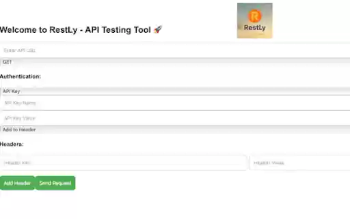 RestLy API Tester  from Chrome web store to be run with OffiDocs Chromium online