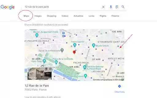 Restore Google Maps on Search  from Chrome web store to be run with OffiDocs Chromium online
