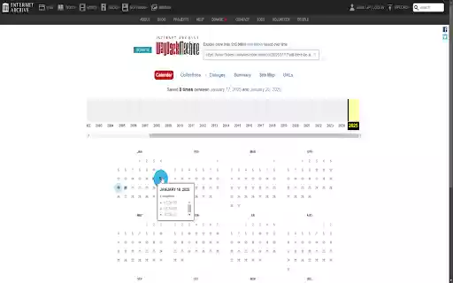 Restoring Google Cache with The Wayback Wizard.  from Chrome web store to be run with OffiDocs Chromium online