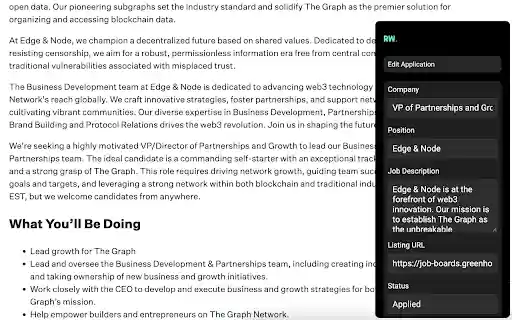 Resumed.work Application Tracker  Resume Optimizer  from Chrome web store to be run with OffiDocs Chromium online
