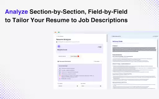 ResumeUp.AI AI Resume Builder, LinkedIn Profile Optimizer  Job Tracker  from Chrome web store to be run with OffiDocs Chromium online