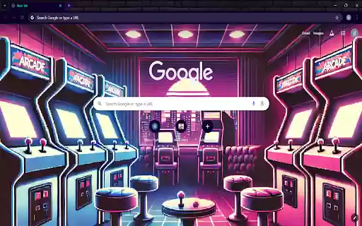 Retro Arcade Theme  from Chrome web store to be run with OffiDocs Chromium online