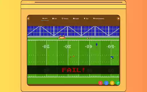 Retro Bowl Game  from Chrome web store to be run with OffiDocs Chromium online