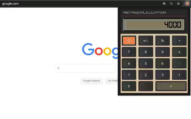Retro Calculator from Chrome web store to be run with OffiDocs Chromium online Retro Calculator from Chrome web store to be run with OffiDocs Chromium online