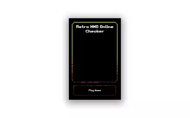 RetroMMO Online Checker  from Chrome web store to be run with OffiDocs Chromium online