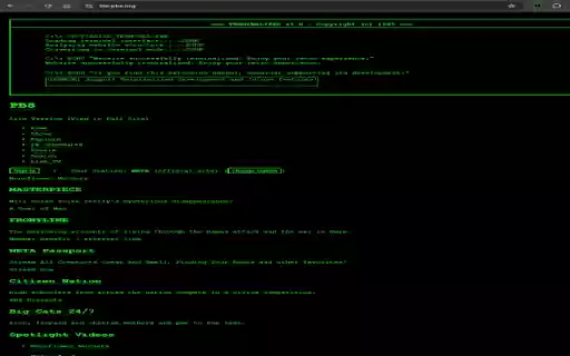Retro Terminal View  from Chrome web store to be run with OffiDocs Chromium online