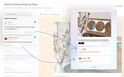 ReviewCast Etsy Review Image Generator  from Chrome web store to be run with OffiDocs Chromium online