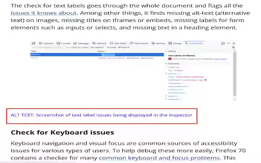 Review Image Alt Text  from Chrome web store to be run with OffiDocs Chromium online