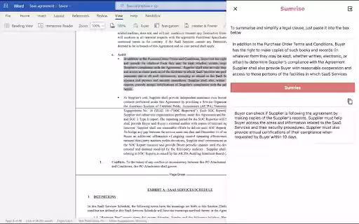 review.legal  from Chrome web store to be run with OffiDocs Chromium online