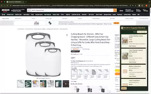 RevoltCart  from Chrome web store to be run with OffiDocs Chromium online