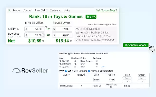 RevSeller from Chrome web store to be run with OffiDocs Chromium online RevSeller from Chrome web store to be run with OffiDocs Chromium online