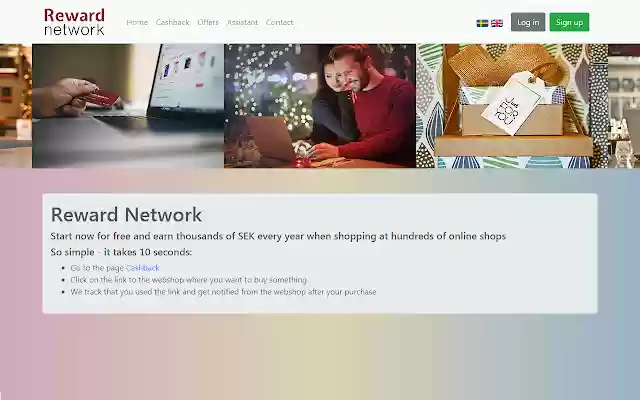 Reward Network  from Chrome web store to be run with OffiDocs Chromium online