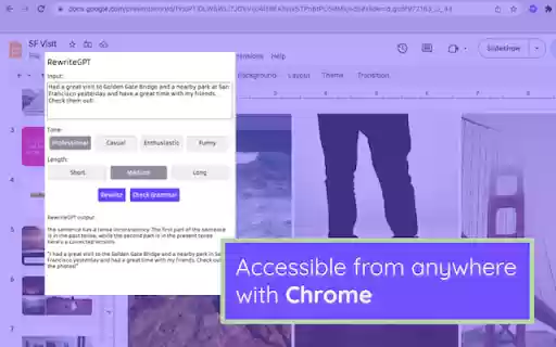 re:write Your writing companion  from Chrome web store to be run with OffiDocs Chromium online