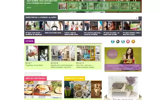 Érezd Magad Jól Egészséges életmód از فروشگاه وب کروم با OffiDocs Chromium به صورت آنلاین اجرا می شود