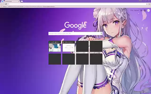 Re:Zero | Emilia Anime 1280X720 HD  from Chrome web store to be run with OffiDocs Chromium online