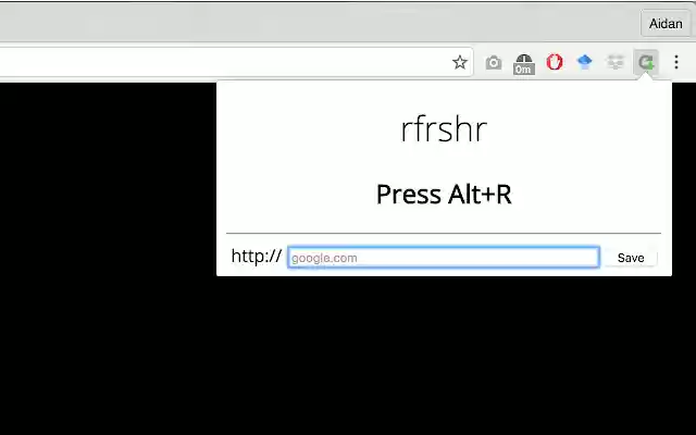 rfrshr  from Chrome web store to be run with OffiDocs Chromium online