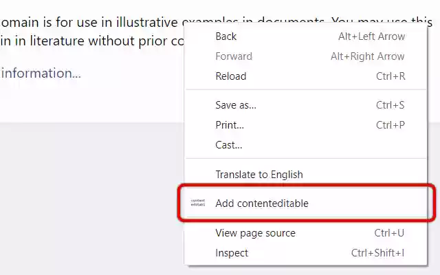 Right click contenteditable from Chrome web store to be run with OffiDocs Chromium online Right click contenteditable from Chrome web store to be run with OffiDocs Chromium online