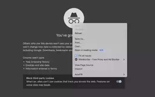 Right Click Enabler  from Chrome web store to be run with OffiDocs Chromium online
