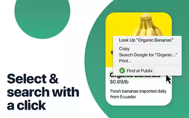 Right Click Search for Publix on Instacart from Chrome web store to be run with OffiDocs Chromium online Right Click Search for Publix on Instacart from Chrome web store to be run with OffiDocs Chromium online
