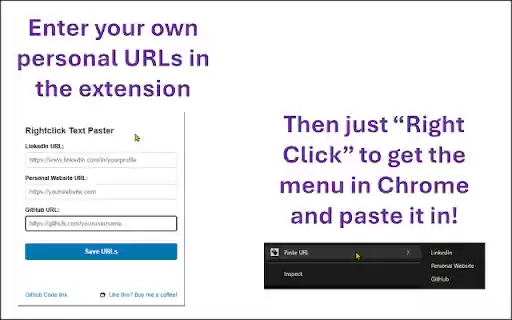 Rightclick Text Paster  from Chrome web store to be run with OffiDocs Chromium online