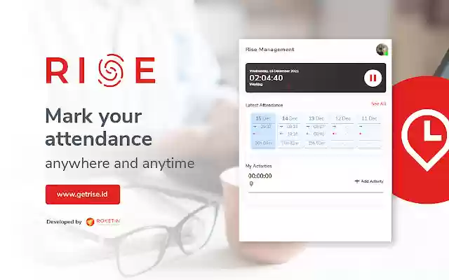RISE by Roketin  from Chrome web store to be run with OffiDocs Chromium online