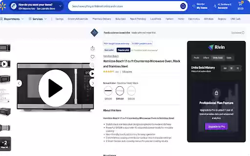 Rivin Walmart Sales Data Made Easy  from Chrome web store to be run with OffiDocs Chromium online