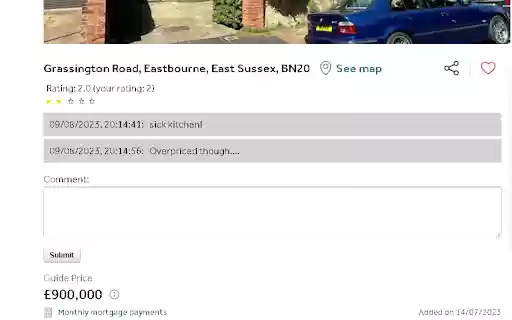 RM Rater  from Chrome web store to be run with OffiDocs Chromium online