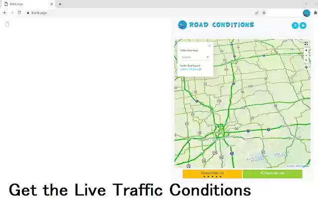 Road Conditions  from Chrome web store to be run with OffiDocs Chromium online