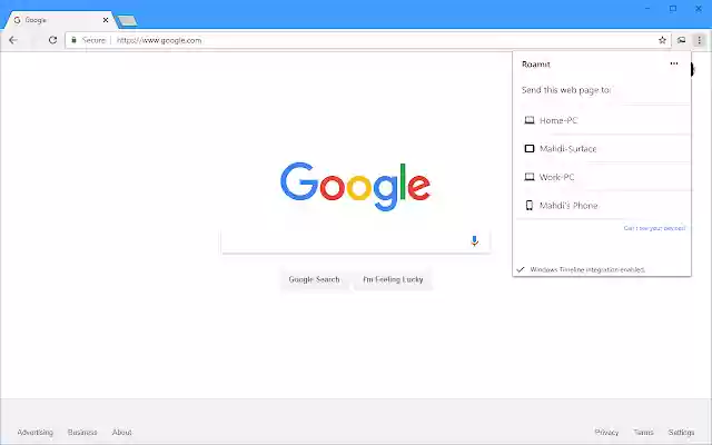 Roamit  from Chrome web store to be run with OffiDocs Chromium online