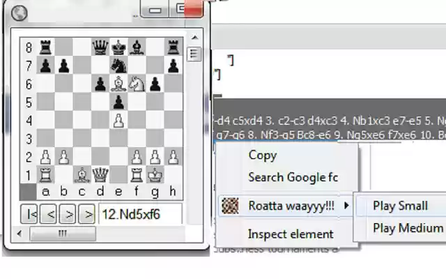 Roatta Waayyyy!!!  from Chrome web store to be run with OffiDocs Chromium online