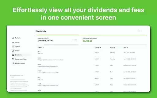 Robinhood Better Reports  from Chrome web store to be run with OffiDocs Chromium online