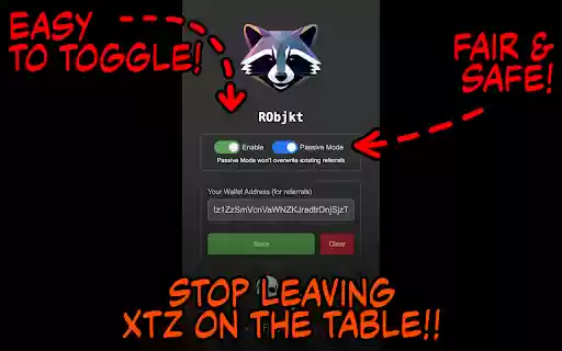 RObjkt  from Chrome web store to be run with OffiDocs Chromium online