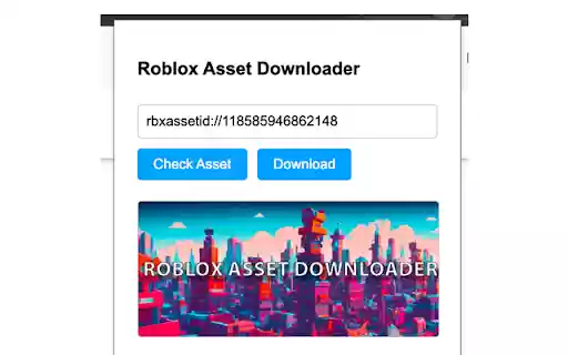 Roblox Asset Downloader  from Chrome web store to be run with OffiDocs Chromium online