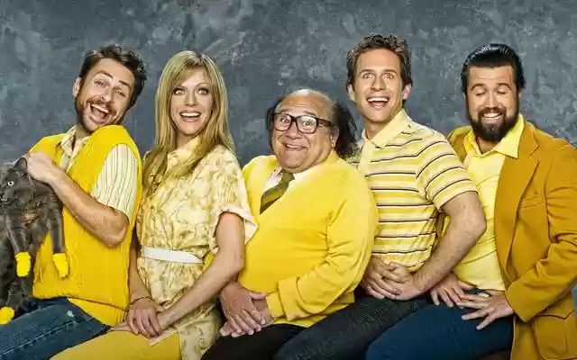 Rob McElhenney Glenn Howerton Its Always Sun  from Chrome web store to be run with OffiDocs Chromium online