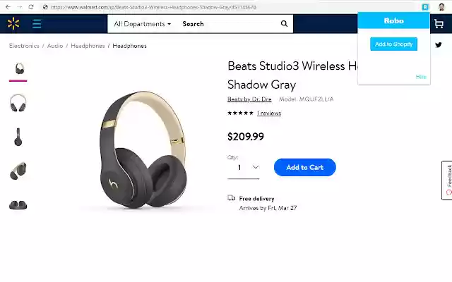 Robo Product Importer  from Chrome web store to be run with OffiDocs Chromium online