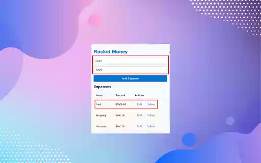 Rocket Money For Your PC  from Chrome web store to be run with OffiDocs Chromium online