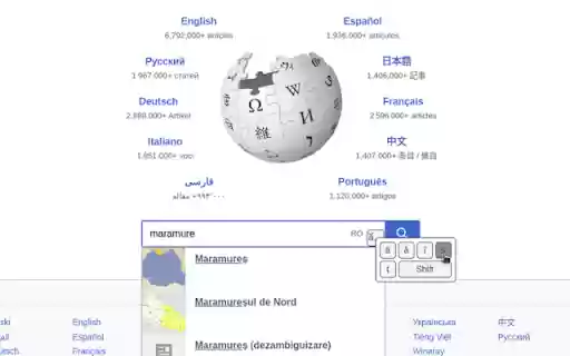 Romanian Virtual Keyboard  from Chrome web store to be run with OffiDocs Chromium online